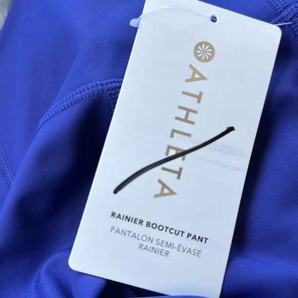 ATHLETA pants NEW Rainier Bootcut Pant Noble Blue purple xxs  #467899 - Picture 5 of 6